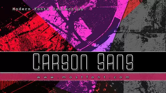 Typographic Design of Carson-Sans