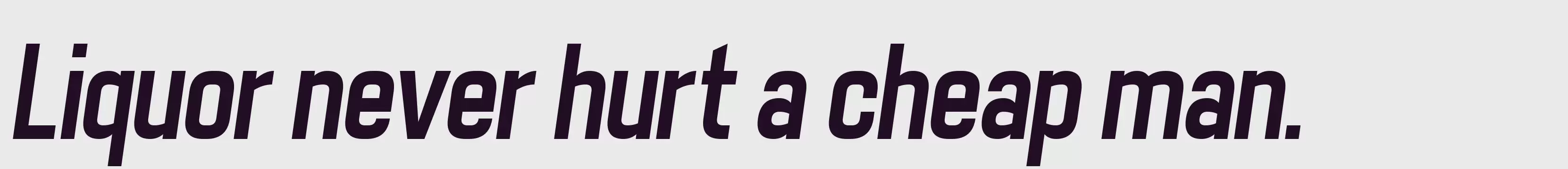 「Matthan Sans Italic」字体效果图