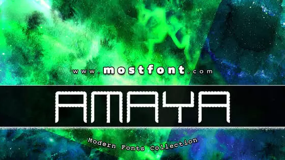 Typographic Design of Amaya-Technical-Curve