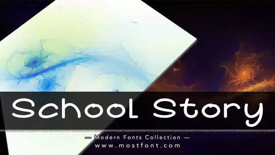 Typographic Design of School-Story