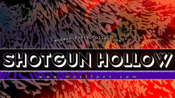 Typographic Design of Shotgun-Hollow