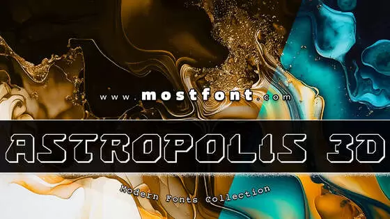 Typographic Design of Astropolis-3D