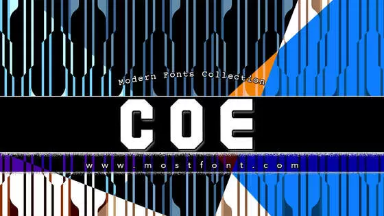 「Coe」字体排版样式