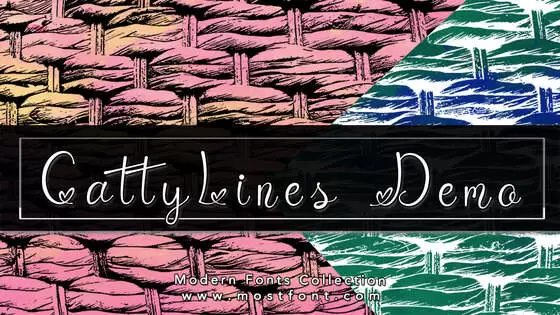 「CattyLines--Demo」字体排版样式