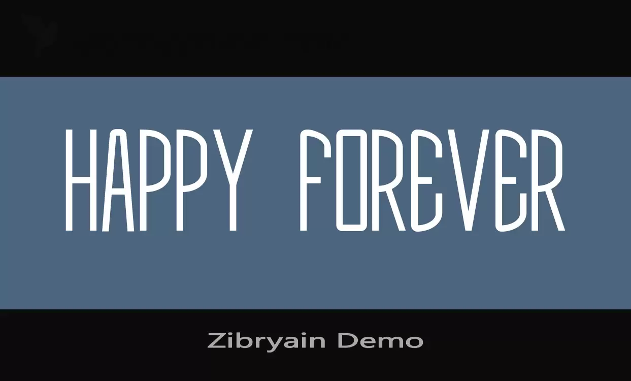 Font Sample of Zibryain-Demo