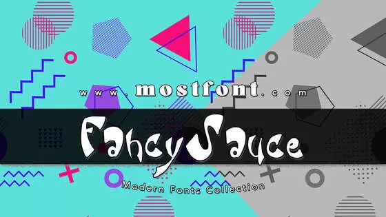 「FancySauce」字体排版样式