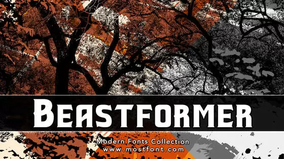 「Beastformer」字体排版样式