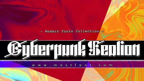 Typographic Design of Cyberpunk-Sealion