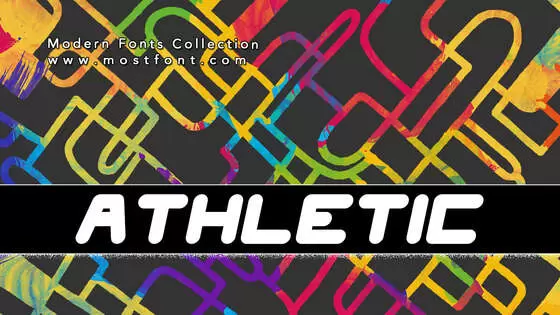 「ATHLETIC」字体排版样式