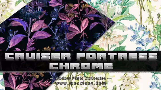 Typographic Design of Cruiser-Fortress-Chrome