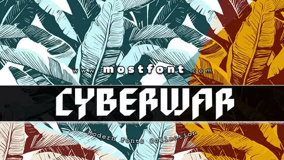 Typographic Design of Cyberwar