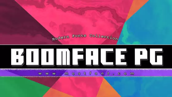 Typographic Design of Boomface-Pg