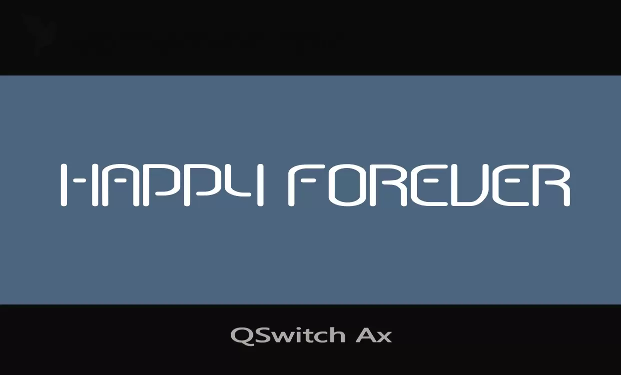 Font Sample of QSwitch-Ax