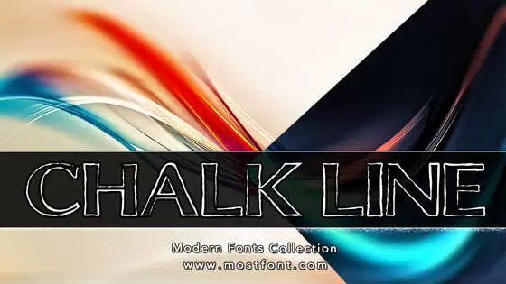 「Chalk-Line」字体排版图片