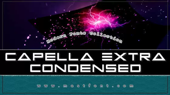 Typographic Design of Capella-Extra-condensed