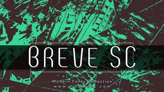 「Breve-SC」字体排版图片