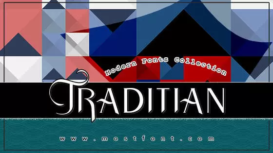 「Traditian」字体排版样式