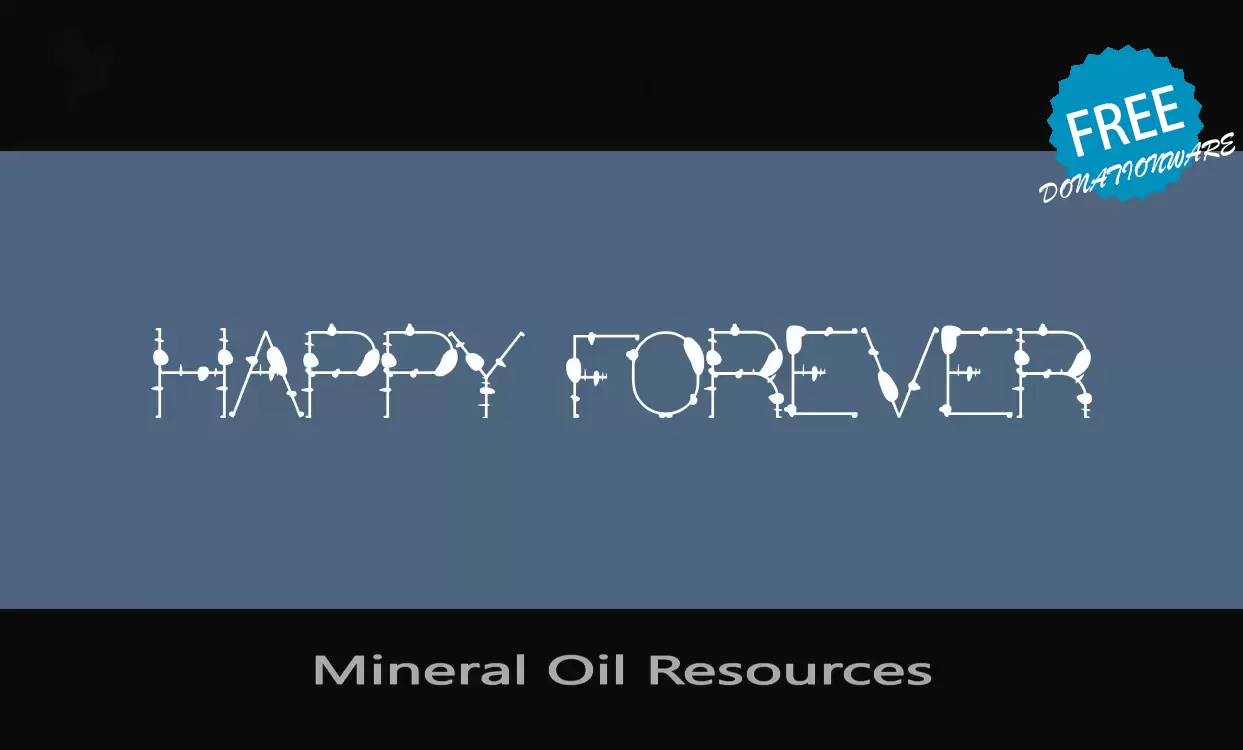 「Mineral-Oil-Resources」字体效果图