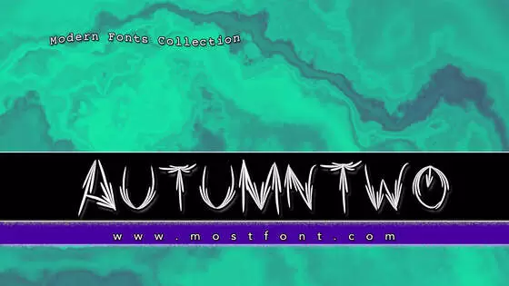 「AutumnTwo」字体排版图片