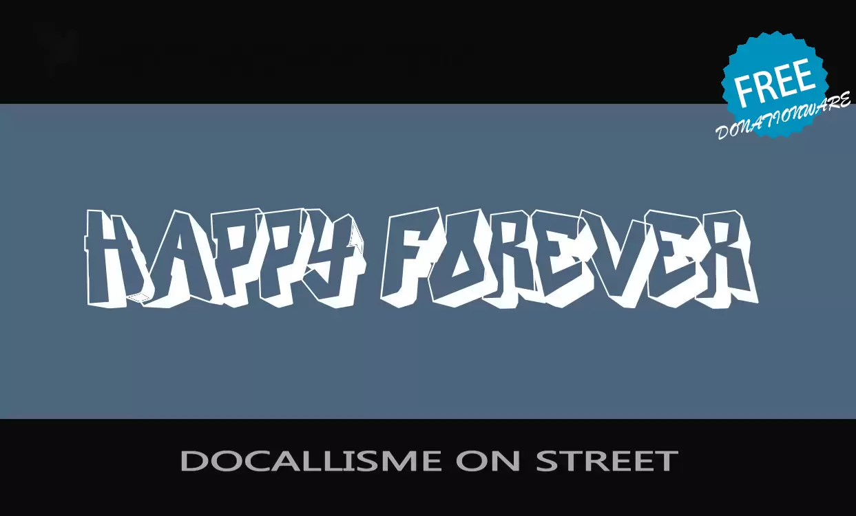 Font Sample of DOCALLISME-ON-STREET