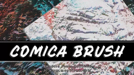 Typographic Design of Comica-Brush