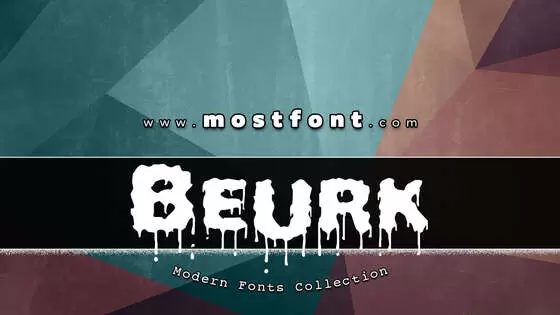 Typographic Design of Beurk