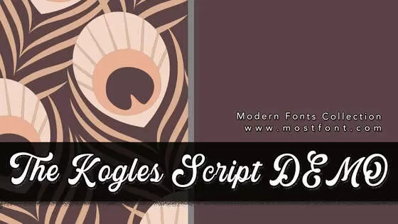 Typographic Design of The-Kogles-Script-DEMO