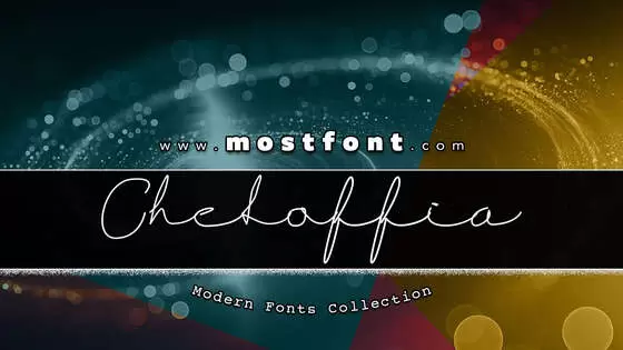 Typographic Design of Cheloffia