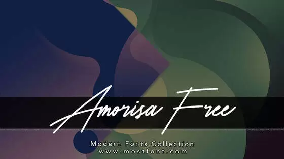 Typographic Design of Amorisa-Free