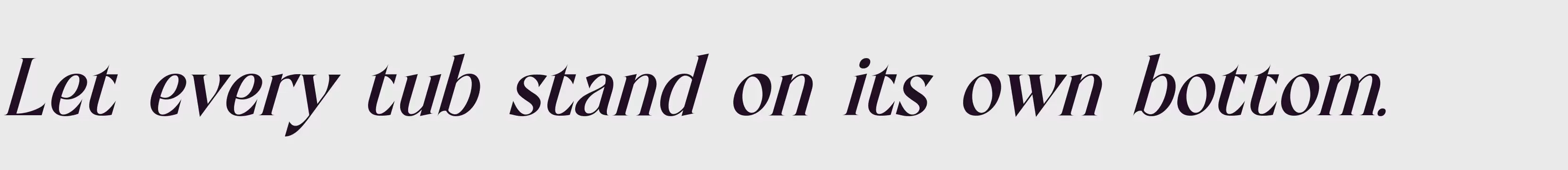 Preview Of Italic