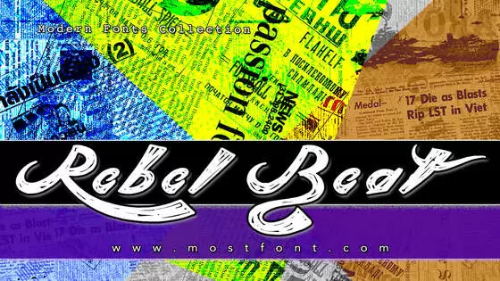 Typographic Design of Rebel-Beat