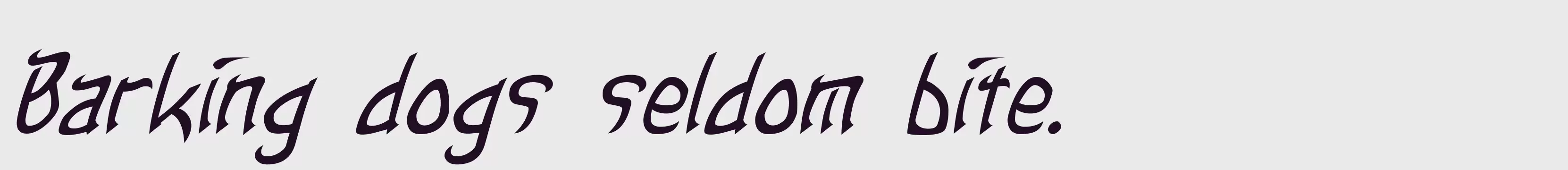 「Taibaijan Italic」字体效果图