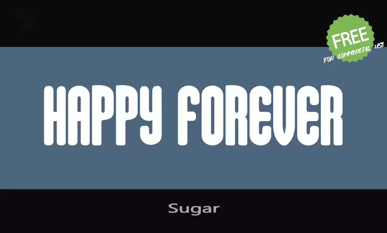 Font Sample of Sugar