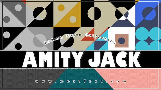 Typographic Design of Amity-Jack