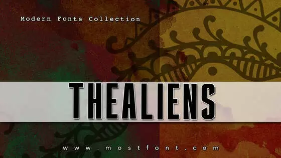 Typographic Design of Thealiens