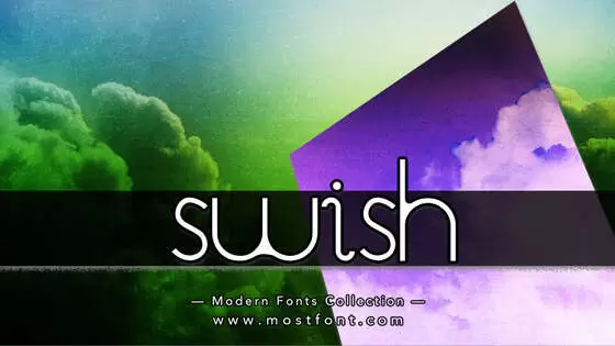 「Swish」字体排版图片