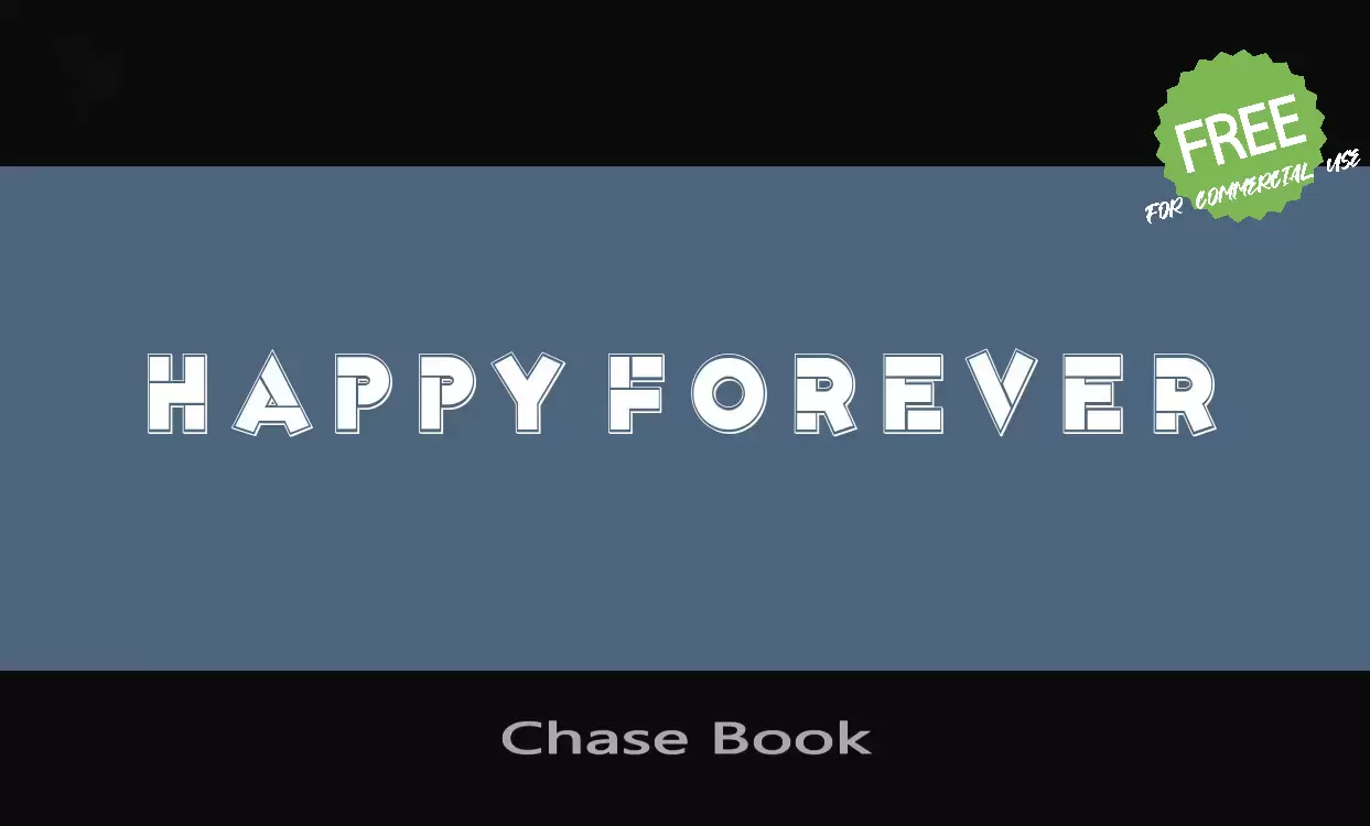 Sample of Chase Book