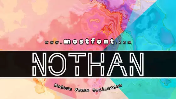 「NOTHAN-DEMO」字体排版图片