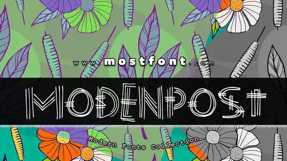 Typographic Design of ModenPost