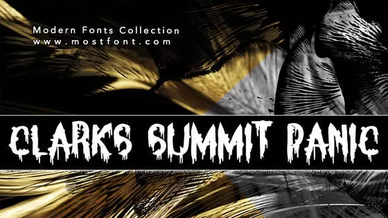 Typographic Design of Clarks-Summit-Panic