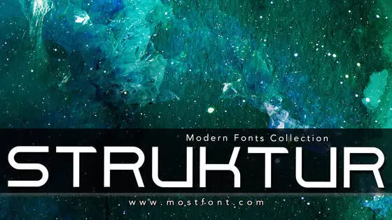 Typographic Design of STRUKTUR