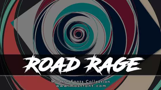 「Road-Rage」字体排版样式