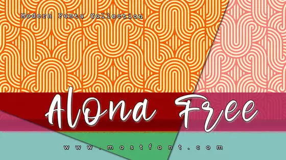 Typographic Design of Alona-Free