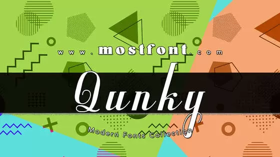 Typographic Design of Qunky