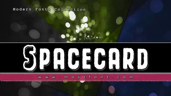 Typographic Design of Spacecard