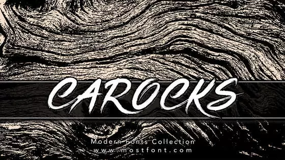 「CAROCKS」字体排版图片