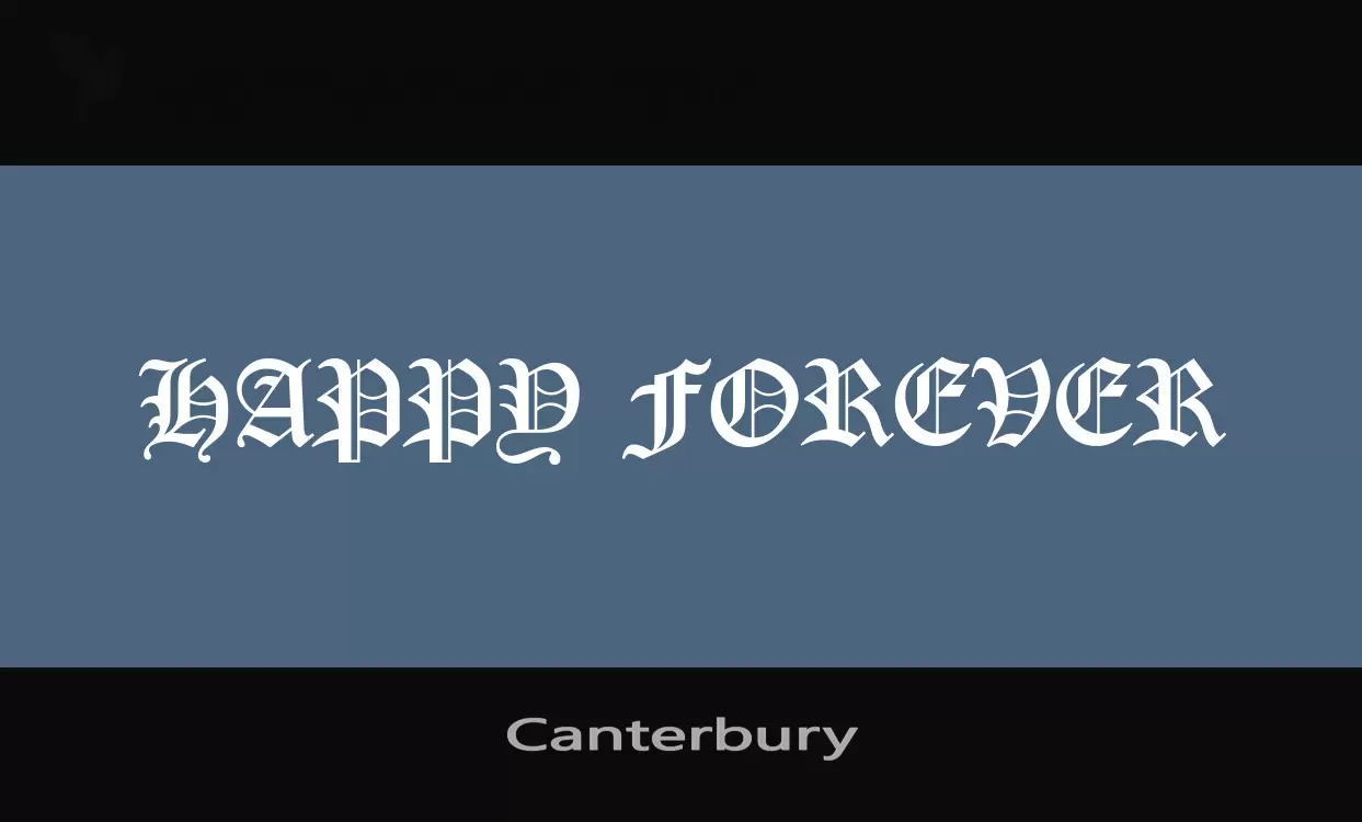 Sample of Canterbury