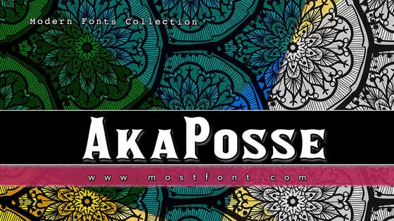Typographic Design of AkaPosse