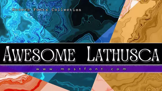 「Awesome-Lathusca」字体排版样式