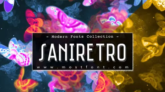 Typographic Design of Saniretro